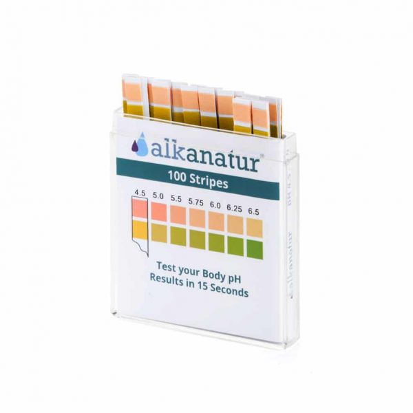 High precision pH test strips for saliva and urine alkanatur.australia